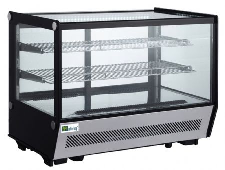 Vitrine comptoir présentation 160 L 880 mm noire positive - Afi-Collin-Lucy - RTW-160L-5 Vitrine comptoir présentation 160 L 880 mm noire positive - Afi-Collin-Lucy - RTW-160L-5