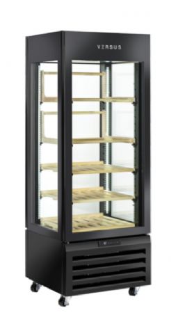 Cave  vins 4 faces vitres noire -1 / +5 C - 440 litres