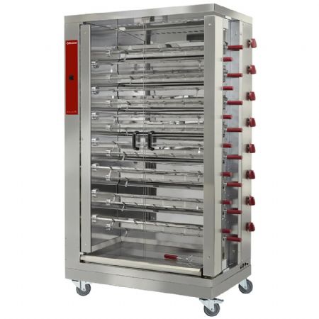 Rôtissoire professionnelle gaz 15 broches 90 poulets - Diamond - RVG/152-CM Rôtissoire professionnelle gaz 15 broches 90 poulets - Diamond - RVG/152-CM