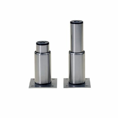 Jeu de 4 pieds inox haut. 90 mm Jeu de 4 pieds inox haut. 90 mm