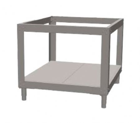 Support en acier inox avec étagère en bas pour four ENTRY MAX 6