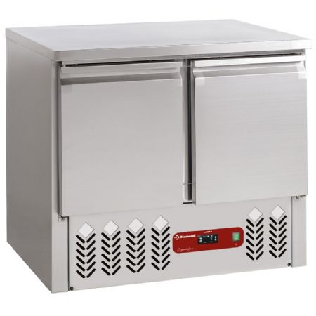 Table frigorifique 2 porte GN1/1 240L avec 2 bloc de 2 tiroirs