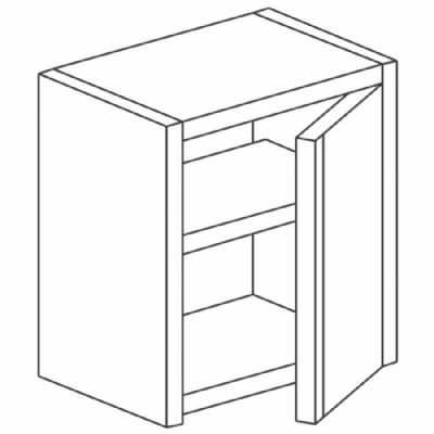 Armoire murale inox à porte battante avec 1 tablette - 400 x 400 x 660 mm Armoire murale inox à porte battante avec 1 tablette - 400 x 400 x 660 mm