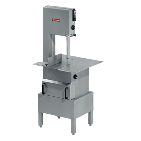 Scie à Os en inox sur soubassement 2400 mm 700 tours/min 1,34 kW - Diamond Promo - SAX-240/7