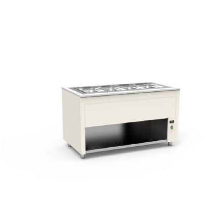 Buffet pro inox bain marie  eau couleur Blanc - 935x850x850mm