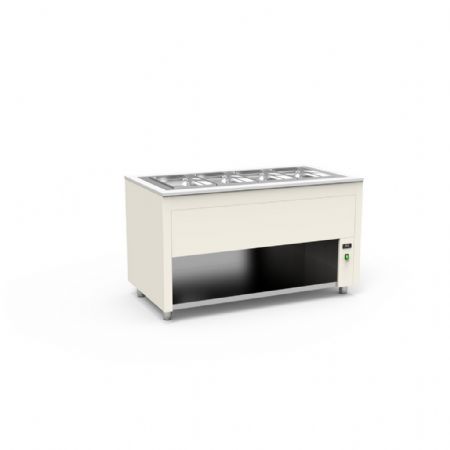 Self-services chaud sur socle, bain-marie à eau, capacité GN 1/1, plage de température +50°C à +90°C - Eratos - SBCCH-2G-B Self-services chaud sur socle, bain-marie à eau, capacité GN 1/1, plage de température +50°C à +90°C - Eratos - SBCCH-2G-B
