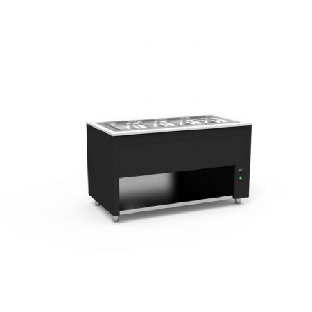 Buffet pro inox bain marie  eau couleur Noir - 935x850x850mm