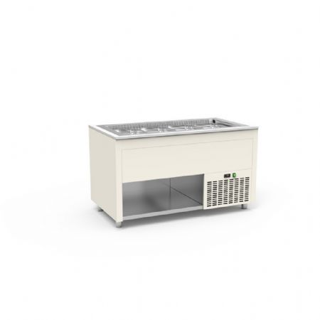 Self-service réfrigéré avec plan de travail en quartz et capacité pour bacs GN 200 mm - Eratos - SBCF-3G-B Self-service réfrigéré avec plan de travail en quartz et capacité pour bacs GN 200 mm - Eratos - SBCF-3G-B