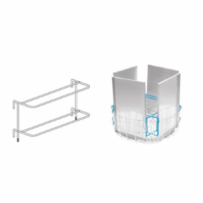 Support pour bacs 4 pcs pour lave-batterie à granules Support pour bacs 4 pcs pour lave-batterie à granules