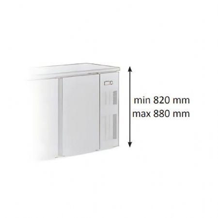 Arrière Bar 3 portes pleines battantes 490 L positif - Coreco - SBI-200