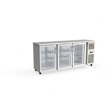 Arrière Bar 3 portes vitrées battantes 490 L positif - Coreco - SBIE-200