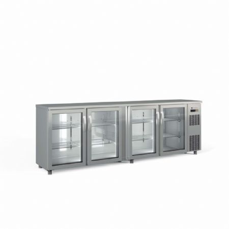 Arrière Bar 4 portes vitrées battantes 650 L positif - Coreco - SBIE-250