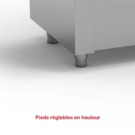 Self-services neutre 2000x700x850 mm capacité 5 GN1/1-200 L - Eratos - SBMC-200