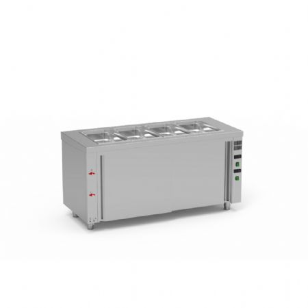 Self-services chaud bain-marie à eau avec réserve chaude 6GN1/1-200 L - Eratos - SBMR-225 Self-services chaud bain-marie à eau avec réserve chaude 6GN1/1-200 L - Eratos - SBMR-225