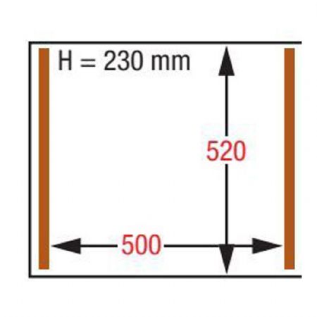 Machine sous-vide professionnelle - chambre 500x520x230 mm - 63 m3/h - Diamond