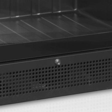 Vitrine réfrigérée noire 1 porte vitrée positive - Tefcold - SCU1425 FRAMELESS