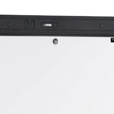 Armoire rfrigre  boissons blanche avec une porte pleine cadre noir 345 L - 595 x 640 x 1840 mm