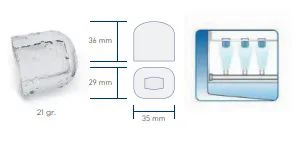 Machine  glaons creux refroidissement  air avec reserve 4kg - 19kg/24h