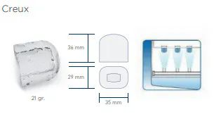 Machine  glaons creux refroidissement  air avec reserve 6kg - 25kg/24h