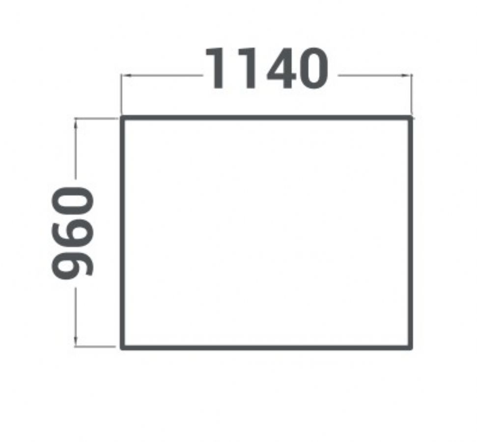 Support pour four donatello 1140x950x1100mm