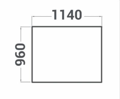 Support pour four donatello 1140x950x900mm