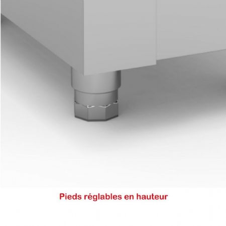 Self-services neutre 800x700x850 mm pour 90 assiettes - Eratos - SDPC-80