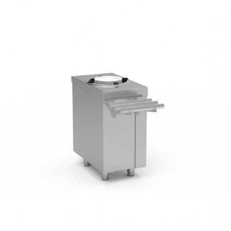 Self-services neutre distributeur assiettes 45 assiettes 400x700x850 mm - Eratos - SDPN-40