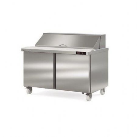 Saladette réfrigérée 2 portes pleines 500 L avec couvercle rabattable - Coreco - SDTP-60-24