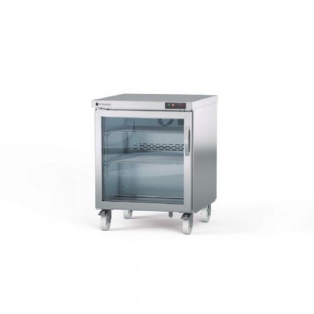 Soubassement réfrigéré 1 porte vitrée 204 L positif - Coreco - SDV-27