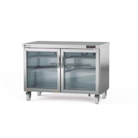 Table desserte réfrigérée 2 portes vitrées positive 394 L - Coreco - SDV-48