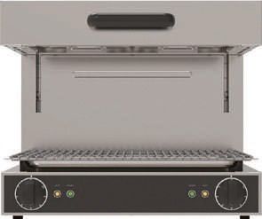 Salamandre professionnelle Monophasé Plafond mobile 600x450x500 mm - Furnotel - SEC600CB