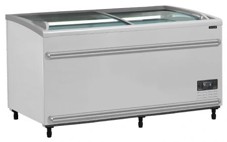 Réfrigérateur/congélateur de supermarché 2 couvercles coulissants - Tefcold - SFI145-CF VS