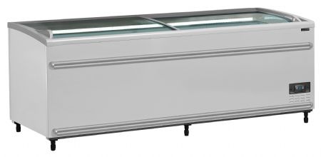 Réfrigérateur/congélateur de supermarché 2 couvercles coulissants - Tefcold - SFI210-CF VS