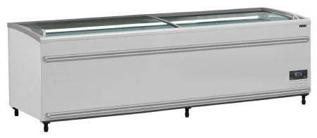 Réfrigérateur/congélateur de supermarché 2 couvercles coulissants - Tefcold - SFI250-CF VS
