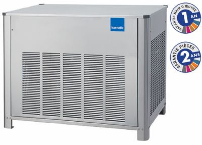 Machine à glaçons paillettes avec refroidissement à eau 1220 kg/24h - 1065x698x850 Machine à glaçons paillettes avec refroidissement à eau 1220 kg/24h - 1065x698x850