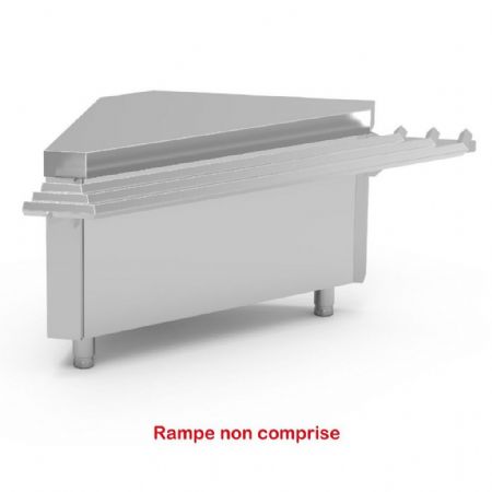Self-services neutre angle ouvert 90° 1205x585x720 mm - Eratos - SIAA-90