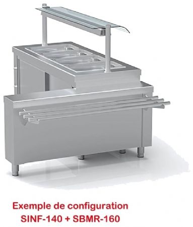 Meuble de liaison - Spécial self neutre pour enfants