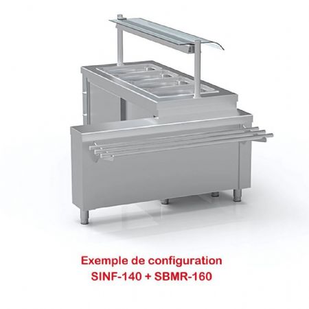 Self-services neutre 1400x240x720 mm - Eratos - SINF-140