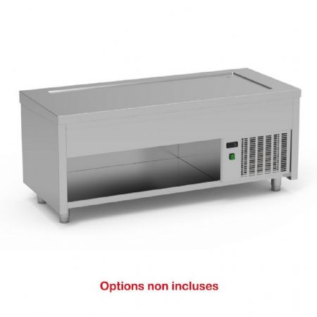 Self-service réfrigéré meuble plaque froide capacité 2 GN1/1 - Eratos - SIPFA-80