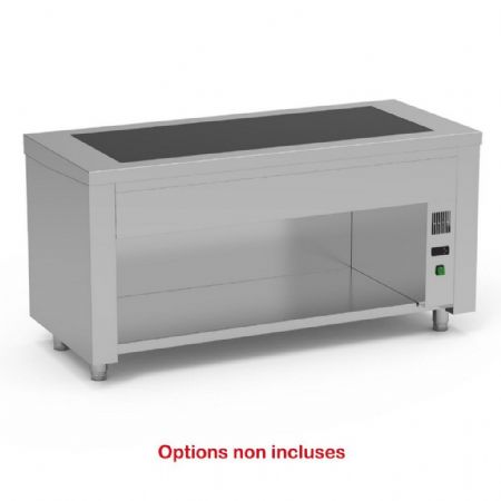 Self-services chaud meuble vitrocéramique capacité 4 GN1/1 - Eratos - SIVTN-160