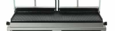 Plaque de cuisson nervure pour gril  poser