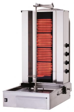 Grill Kebab professionnel Triphasé 4 résistances - Sofraca - SK4E