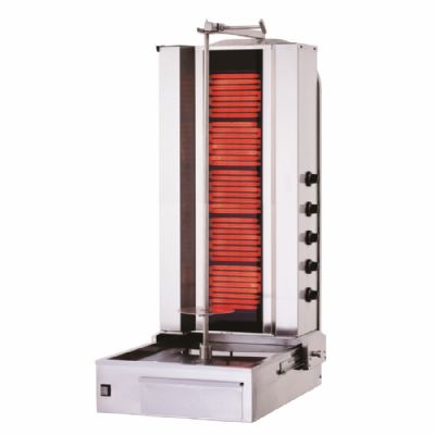 Machine  Kebab vitrocramique lectrique Shawarma 5 rsistances - 60  80kg