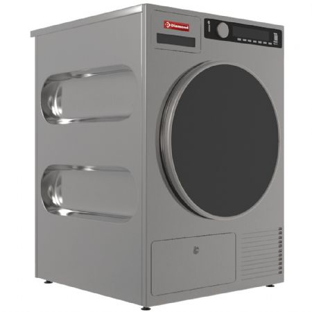 Sèche-linge professionnel Inox-Titanium avec condenseur 6,5 kg 595x593x865 mm - Diamond Promo - SL65-NC