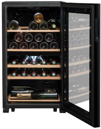 Cave  vins de service double zone 1 porte - 32 bouteilles