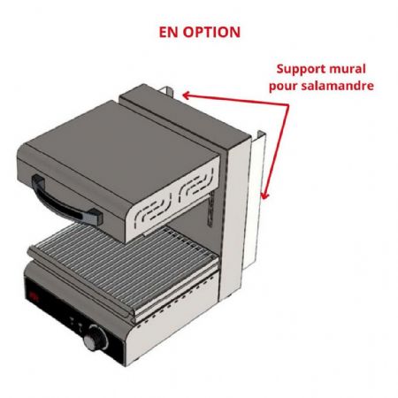 Salamandre électrique à plafond mobile Monophasé 600x477x513 mm - Hr Fainca - SME600