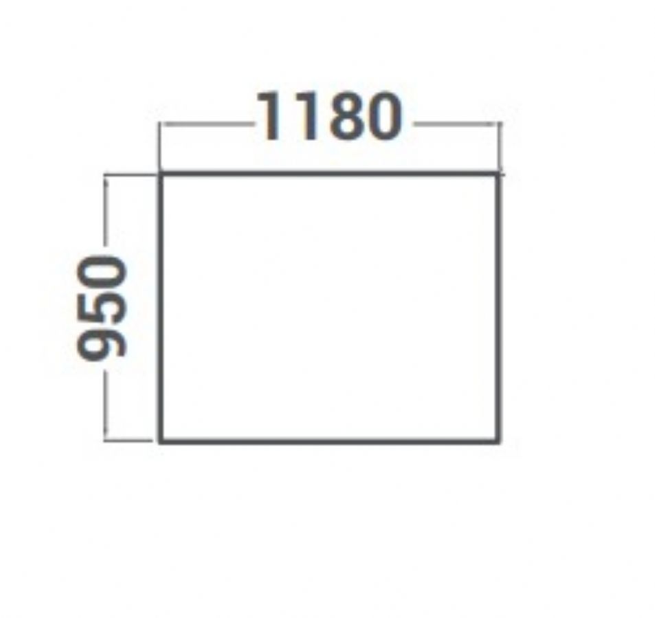 Support pour four michelangelo 1180x950x1100mm