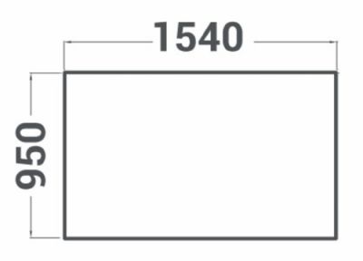 Support pour four large michelangelo 1540x950x1100mm