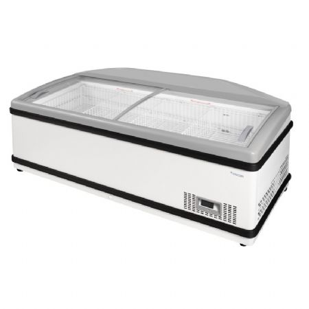Conglateur horizontal de supermarch avec portes vitrs coulissantes et compresseur -24 / -16C - 452L