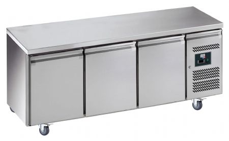 Desserte réfrigérée snack inox positive 3 portes 430x333 mm, 386 L, sur roulettes - l2g - SNACK3100TN Desserte réfrigérée snack inox positive 3 portes 430x333 mm, 386 L, sur roulettes - l2g - SNACK3100TN